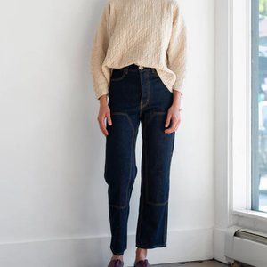 Jesse Kamm Patchfront Handy Pants, Dark Blue, Teen Size 000